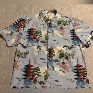 Firefly Loot Crate Wash Inspired Hawaiian Style - Large, Button Up, Short Seeve